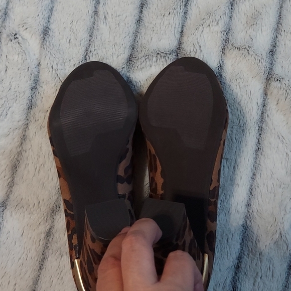 NICOLE Animal Print Heels Size 8 - Picture 5 of 7